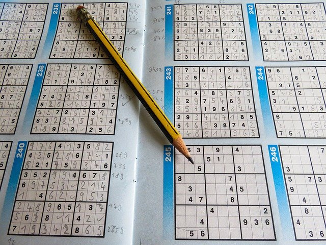 sudoku a tužka